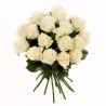 Ein Rosenbund in weiss-creme