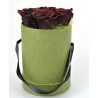 Rosenbox deluxe grün (Stabilisierte Rosen)