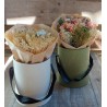 Trockenstrauss natur in Geschenkbox