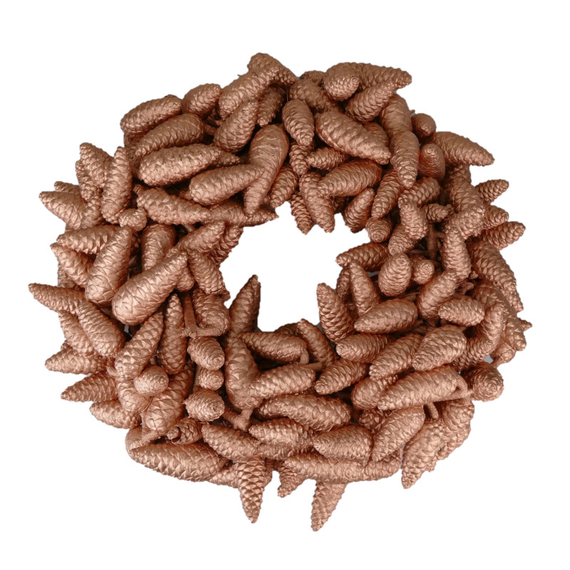 Zapfenkranz D45cm kupfer