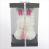 Schaumrosen Bunny weiss 25cm