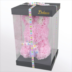 Schaumrosen Bunny rosa 25cm