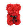 Schaumrosen Bär rot 25cm