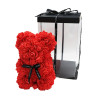 Schaumrosen Bär rot 25cm