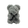 Schaumrosen Bär grau 25cm