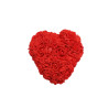 Schaumrosen Herz 15cm rot